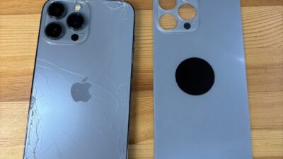 iPhone13Promax背面ガラスが割れてしまった【iPhone修理熊谷】