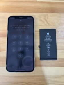 iPhone12Proバッテリー交換