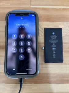 iPhone12バッテリー交換