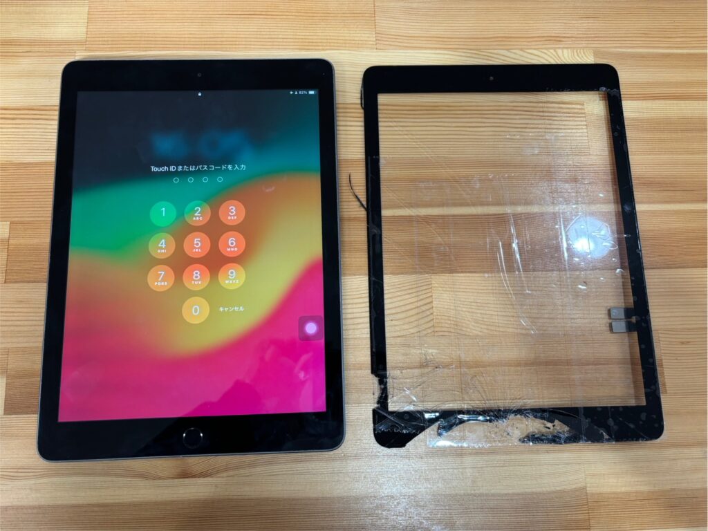 iPad6画面割れ修理