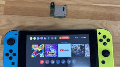 任天堂switchゲームカード読み込まない【switch修理熊谷】