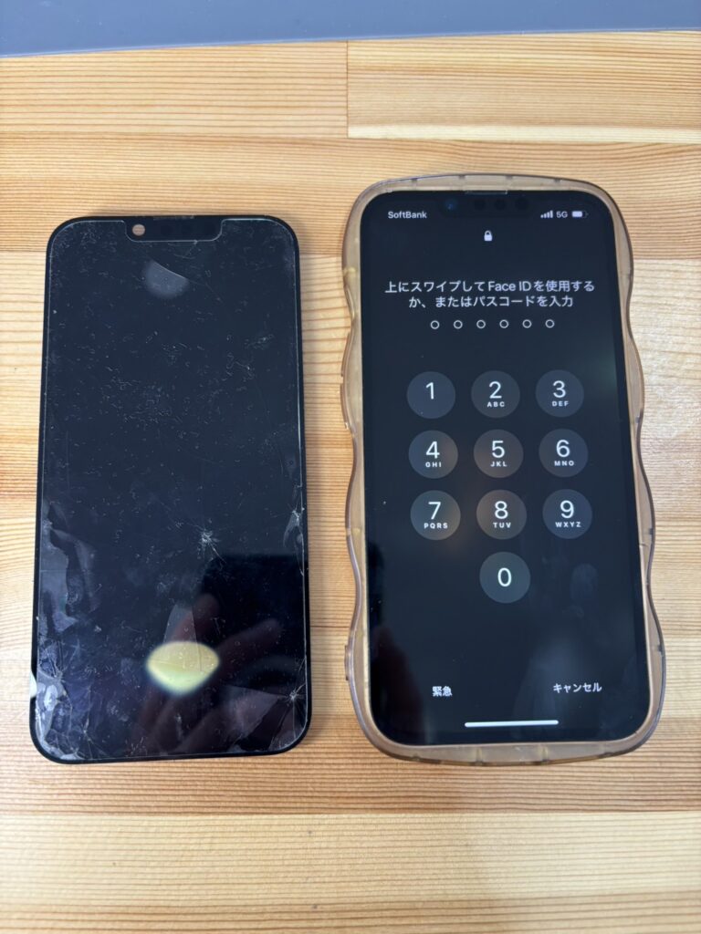 iPhone14画面交換