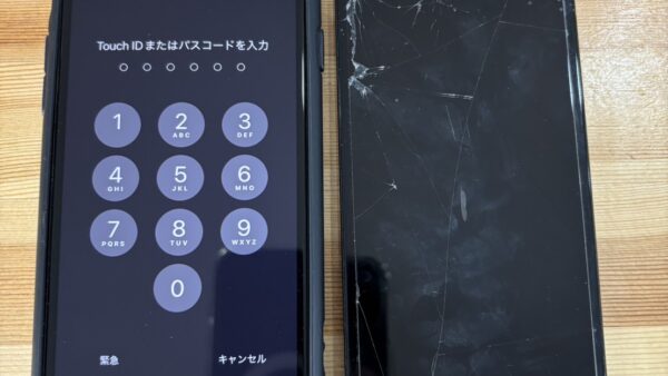 iPhone SE3水没して画面が真っ暗に 【iPhone修理熊谷】