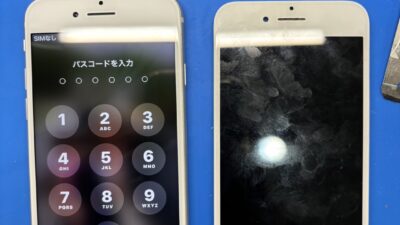 iPhone8 水没で画面表示が真っ暗【iPhone修理熊谷】