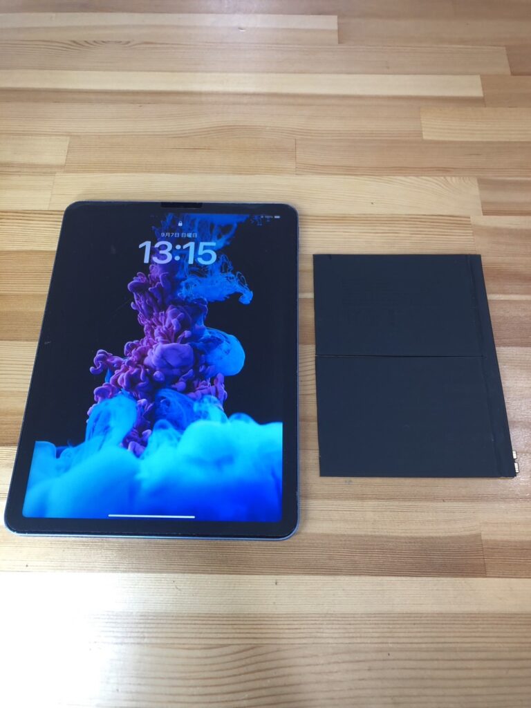iPadAir5再起動 バッテリー交換