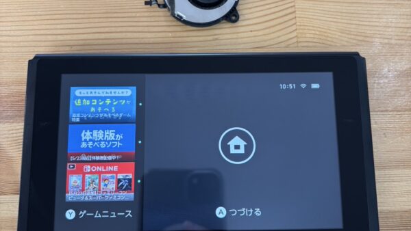 switchファンから異音がする【switch修理熊谷】