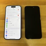 iPhone15水没で画面表示が真っ暗【iPhone修理熊谷】