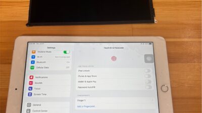 iPad6画面表示不良【iPad修理熊谷】