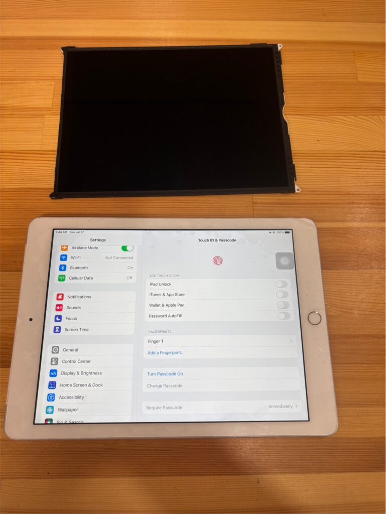 iPad液晶交換