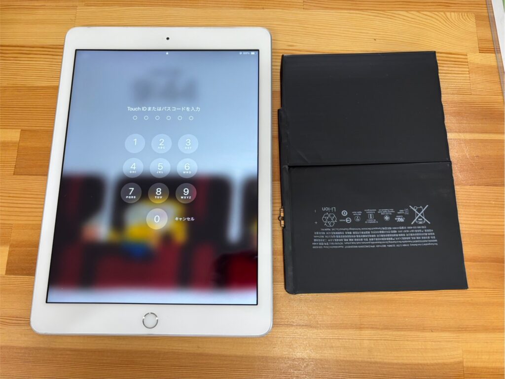 iPad6バッテリー交換