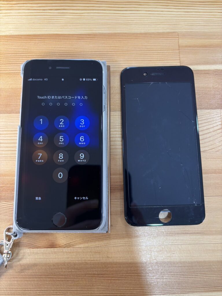 iPhoneSE2画面修理