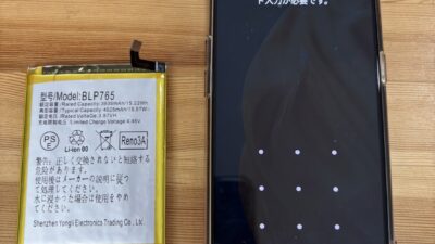 OPPO Reno3Aバッテリー交換【スマホ修理熊谷】