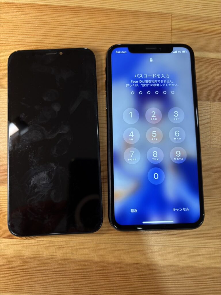 iPhoneXs画面修理