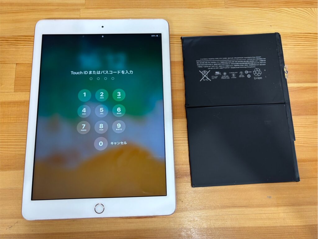 iPad6バッテリー交換