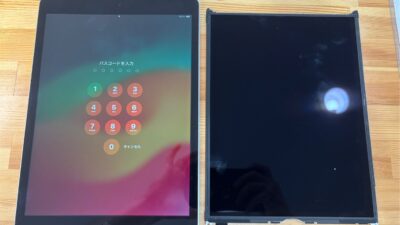 iPad9落下の衝撃で画面表示が白黒になった【iPad修理熊谷】