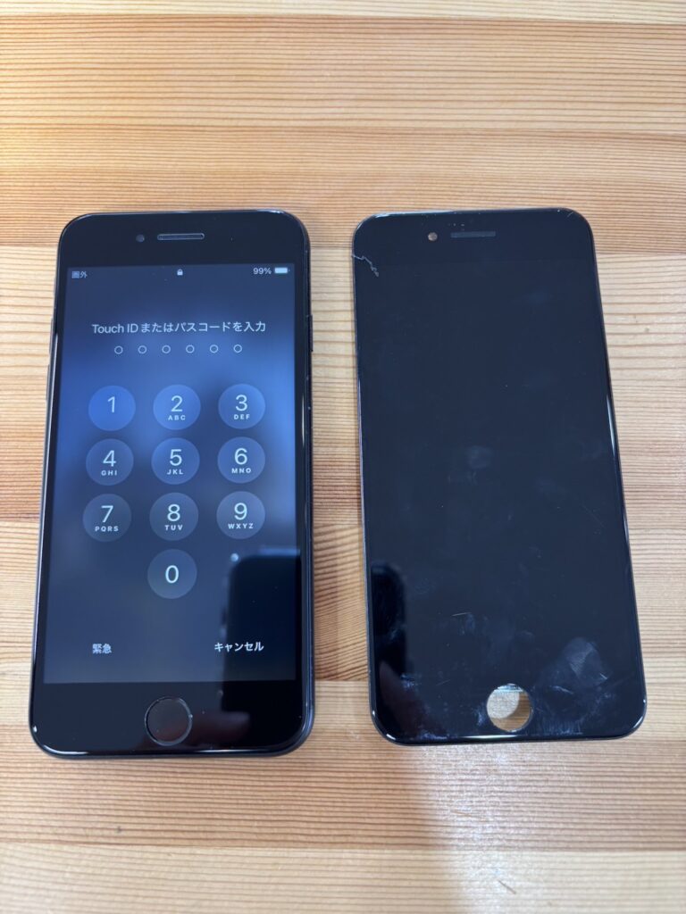 iPhoneSE2画面修理