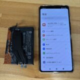 poco F4 GTバッテリー交換【スマホ修理熊谷】