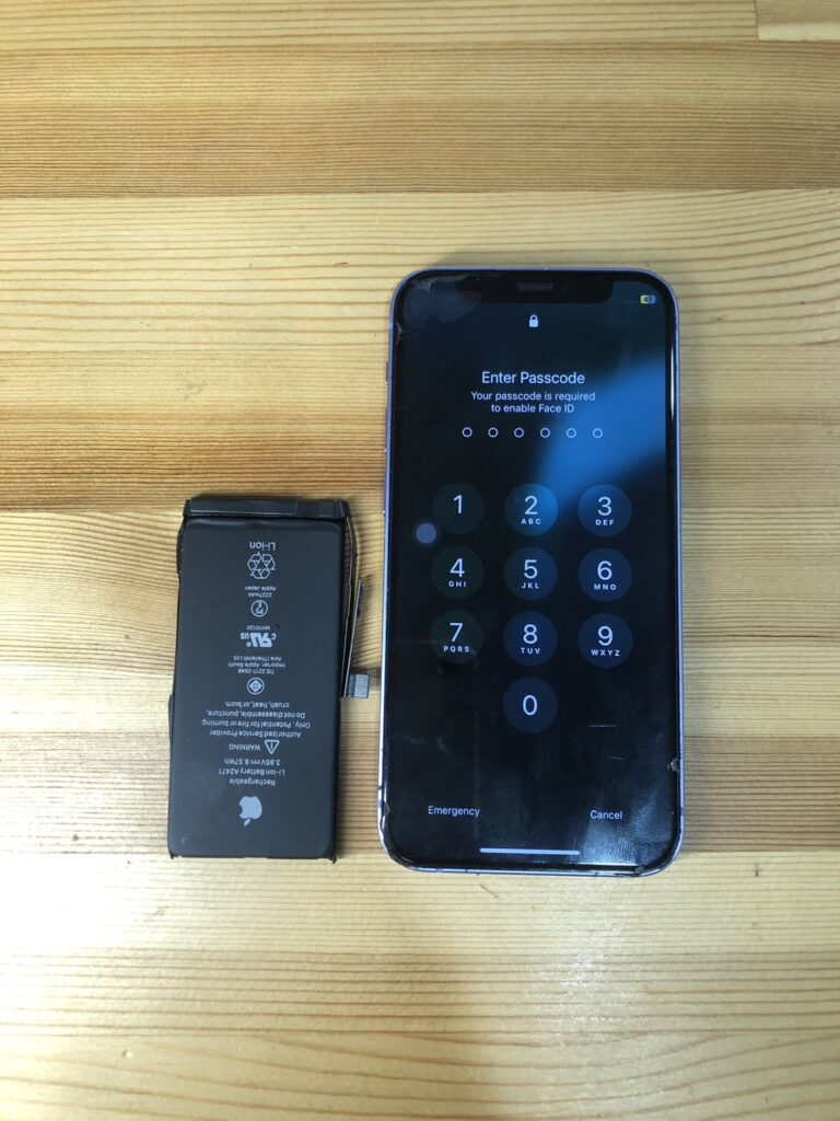iPhone12miniバッテリー交換