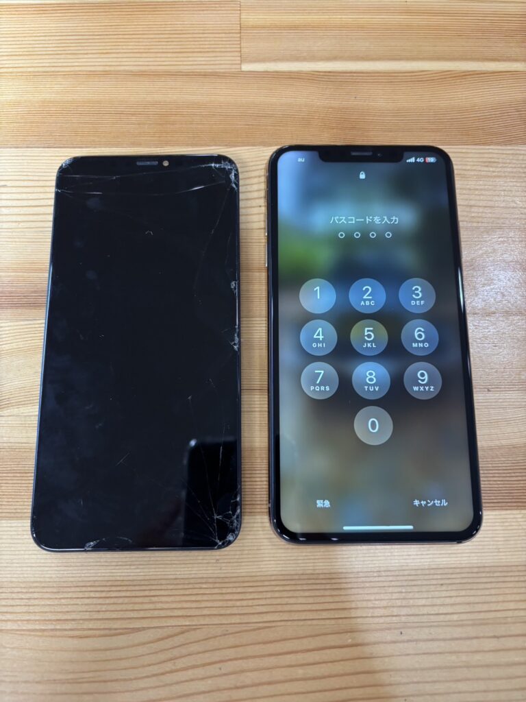 iPhoneXsmax画面修理