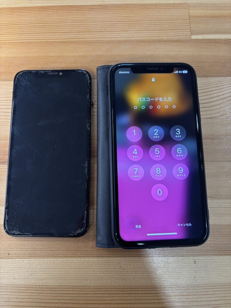 iPhoneX画面修理