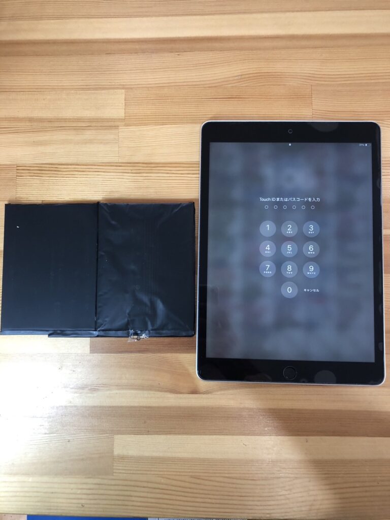 iPad9 バッテリー膨張バッテリー交換