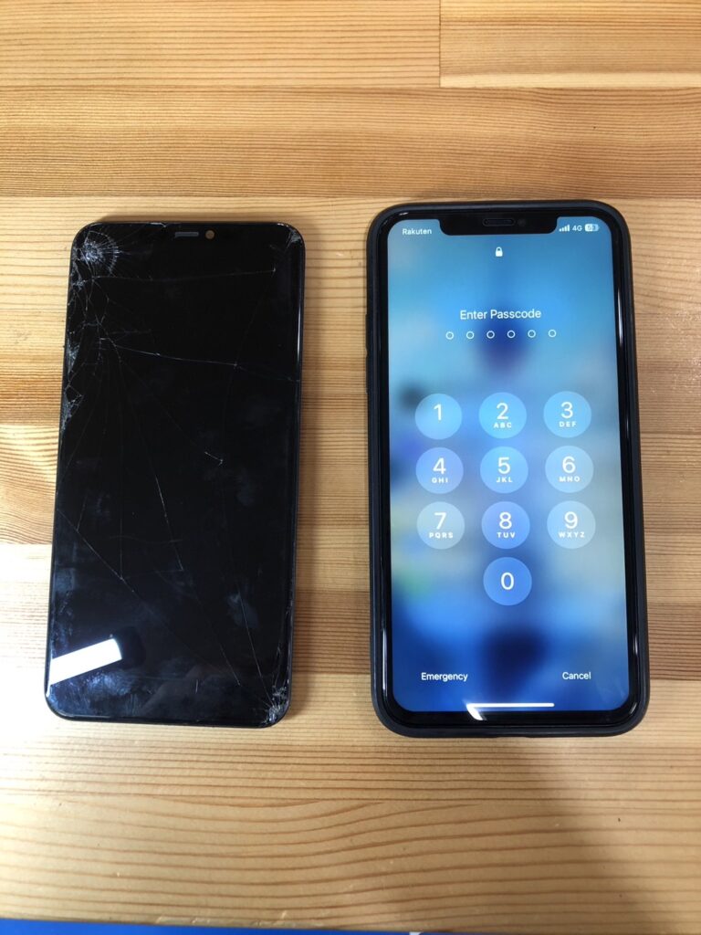 iPhone11promax 画面割れ