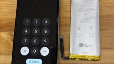 Google pixel５バッテリー交換【スマホ修理熊谷】