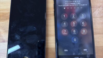 iPhoneSE３画面の右側端のタッチの反応が効かない【iPhone修理熊谷】
