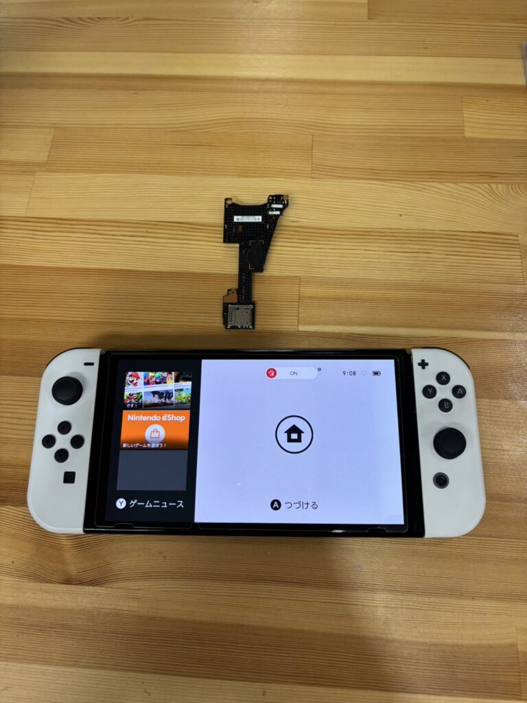 新型switchゲームカードスロット交換