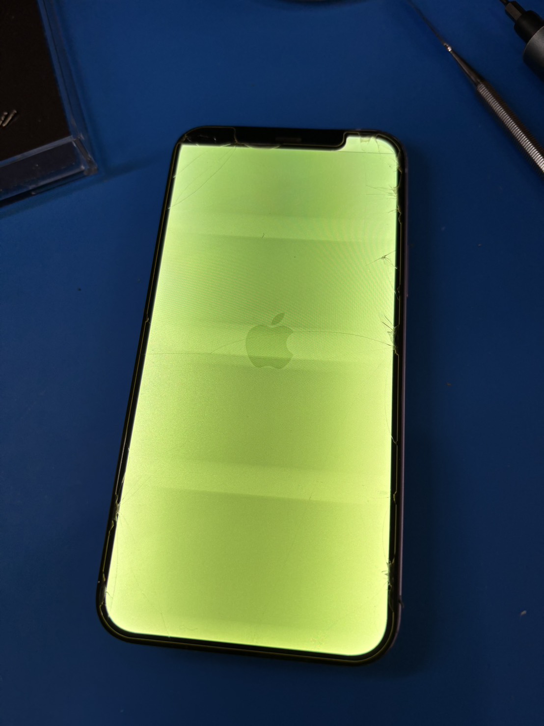 iPhone12 OLED画面がグリーンフラッシュ【iPhone修理熊谷】 | iPhone