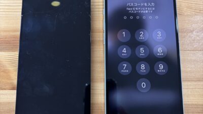 iPhone15画面表示が真っ暗【iPhone修理熊谷】