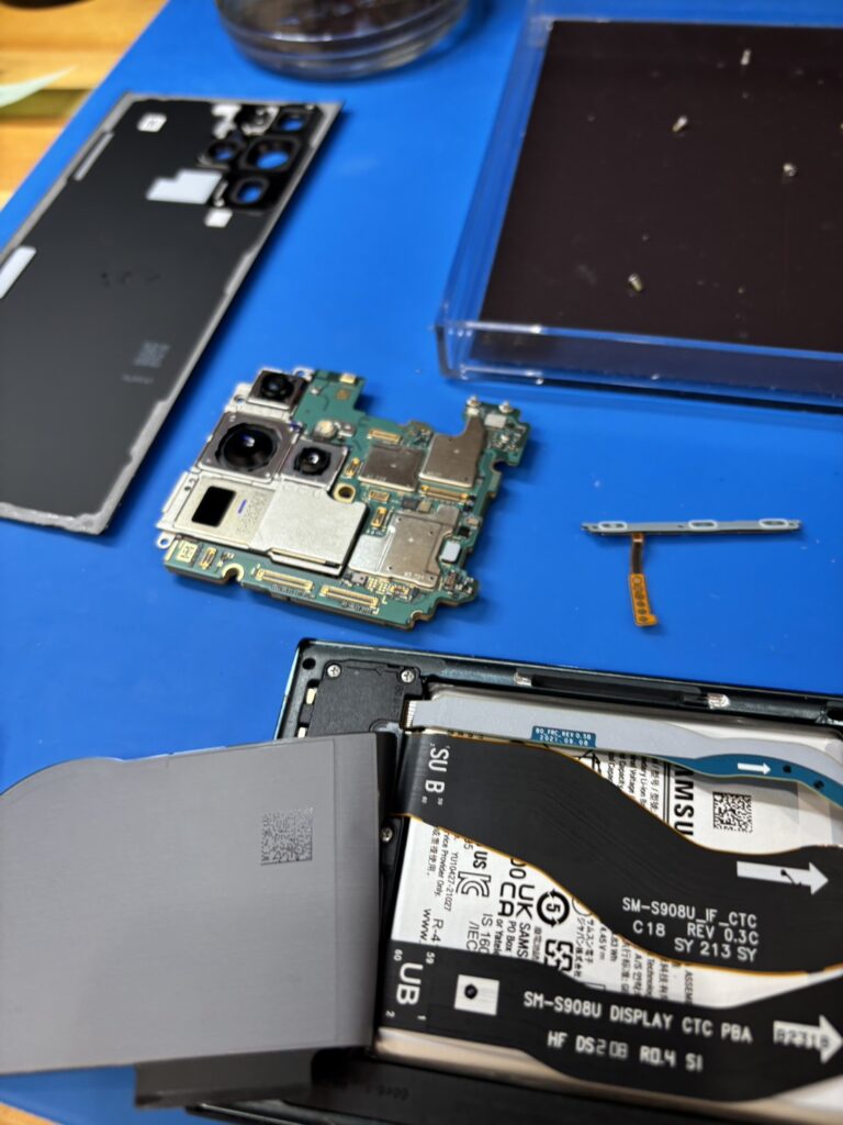 GALAXY s22ultraのフレーム修正