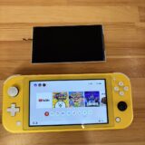 switchライト液晶画面の半分が黒くなってしまった【switch修理熊谷】