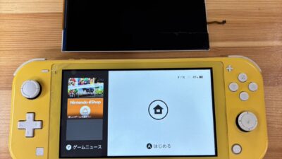 switchライト液晶画面が真っ暗で映らない【switch修理熊谷】
