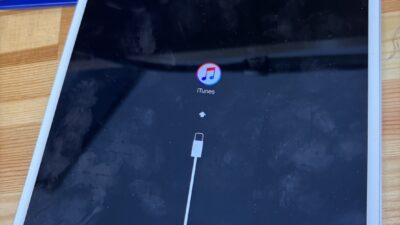 iPadAir3リカバリーモードが表示される【iPhone修理熊谷】