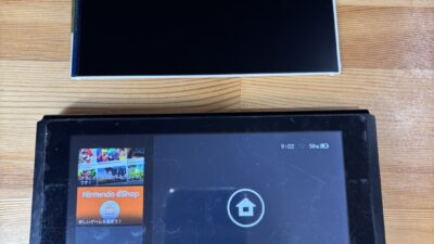 switch衝撃で画面が表示されなくなってしまった【switch修理熊谷】