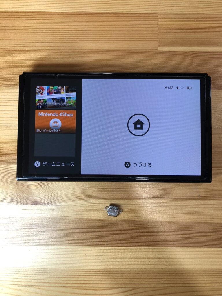 新型任天堂switch ドックコネクタ交換