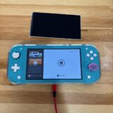 switchライト衝撃で画面が真っ暗で映らない【switch修理熊谷】