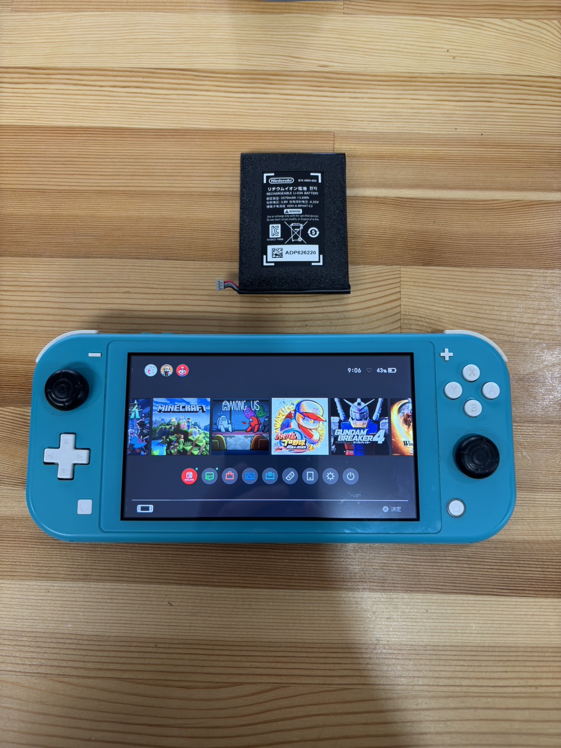 switchライトバッテリー膨張