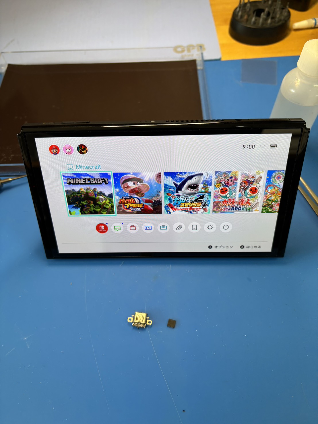 新型switch基板修理