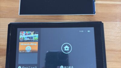 switch液晶画面故障により表示不良【switch修理熊谷】