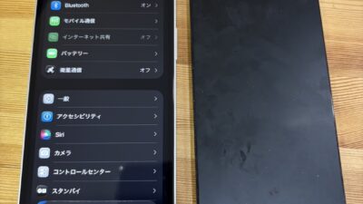 iPhone14水没画面表示不良【iPhone修理熊谷】