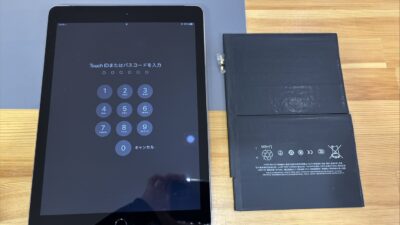 iPad7バッテリー交換のご依頼【iPad修理熊谷】