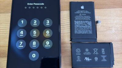 iPhoneXsmaxバッテリー交換のご依頼【iPhone修理熊谷】