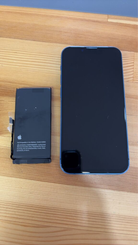 iPhone13miniバッテリー交換