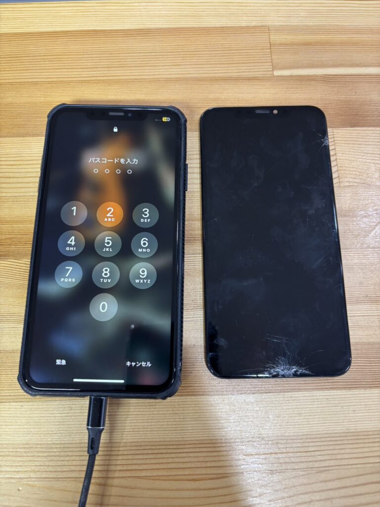 iPhoneXsmax画面修理