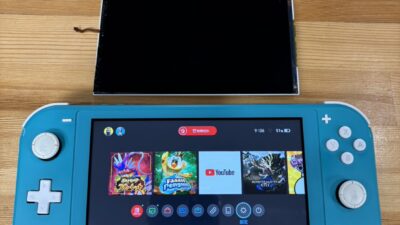 任天堂switchライト画面表示不良修理【switch修理熊谷】