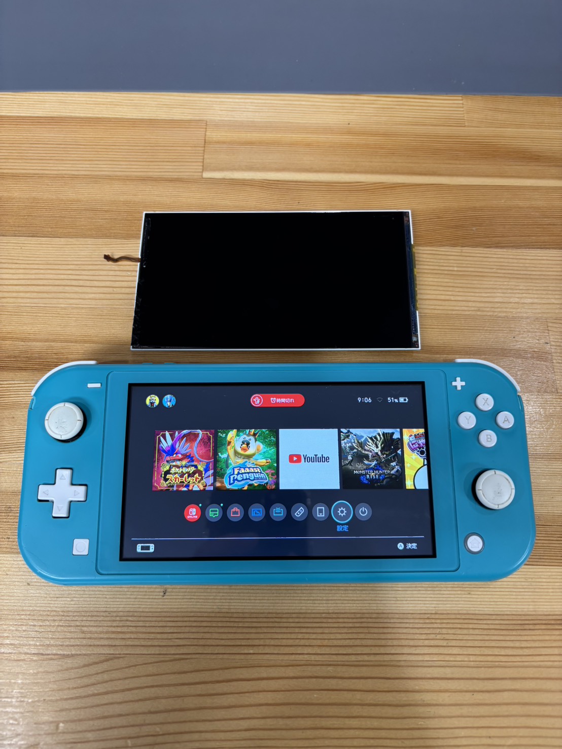 switchライト液晶画面交換