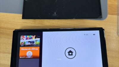 有機ELswitch画面表示不良【switch修理熊谷】