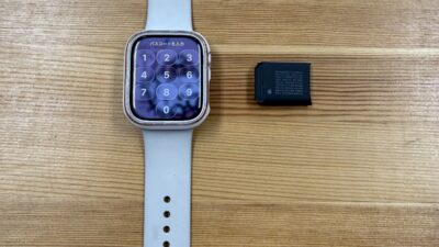 Apple Watch7 45mmのバッテリー劣化修理|熊谷市のストックリペア